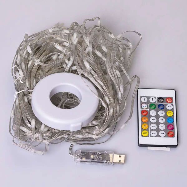 Розумна гірлянда Smart 200 LED довжина 2 м з керуванням зі смартфона прозора, мультиколор 1733042W 1733042W фото