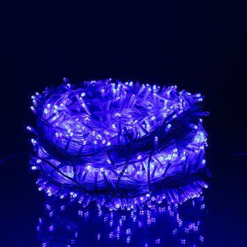 Гірлянда Різдвяна фея вулична 100 м 1000 LED білий провід Синій CF1000L100MWBL CF1000L100MWBL фото