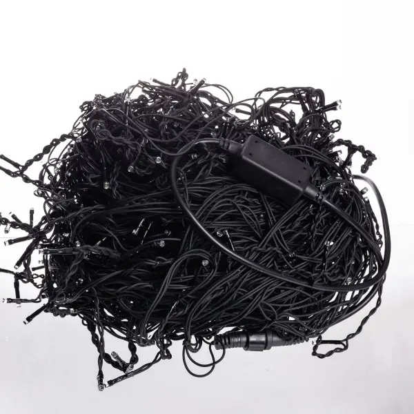 Вулична гірлянда Бахрома 50 м 840 LED чорний провід Білий 50MBW 50MBW фото