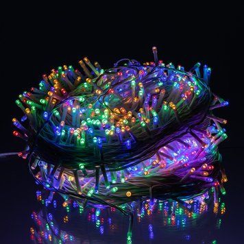 Гірлянда Різдвяна фея вулична 100 м 1000 LED білий провід Мультиколір CF1000L100MWML CF1000L100MWML фото