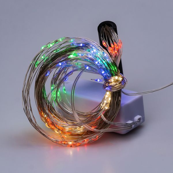 Гирлянда светодиодная конский хвост GarlandoPro 200LED Роса 2м&nbsp;10 линий 173309ML 1733011W фото