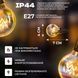 Ретро гирлянда уличная 75 лампочек 22.5 метра желтая G4075L G4075L фото 4